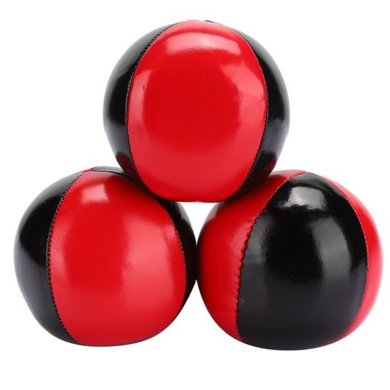 Lot De 12 Balles De Jonglage Débutants – 65 Mm 120-140g – Intérieur/Extérieur – Cuir Et Plastique – Cadeau Sport