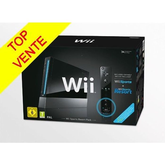 CONSOLE Wii NOIRE SPORTS RESORT