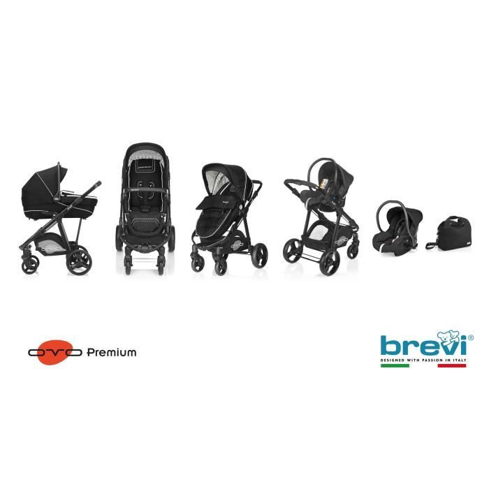 poussette trio brevi ovo 3 en 1