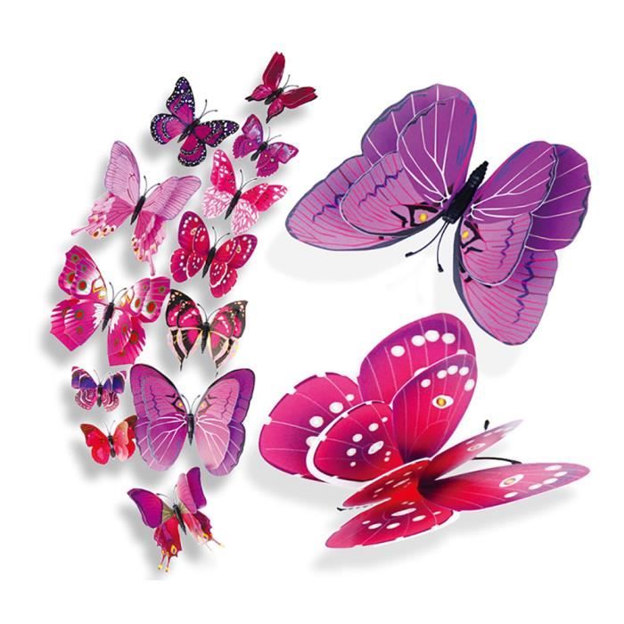 3D bricolage broche type décor à la maison papillon rideau robe décorer accessoire - likaiyehio 7737