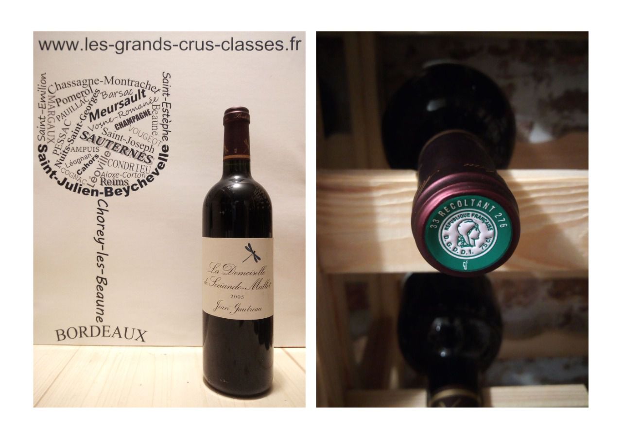 Demoiselle Sociando Mallet - 2005 - Haut-Médoc - 1 x 75 cl - Rouge