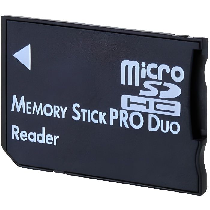 adaptateur de carte mémoire pour PSP (Noir)