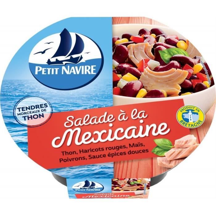 PETIT NAVIRE - Salade Mexicaine 160G - Lot De 4