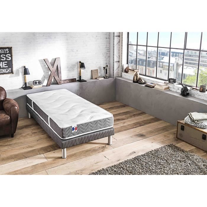 CONFORT DESIGN Matelas 90 x 190 - Latex - 19 cm - Ferme - BARCELONA