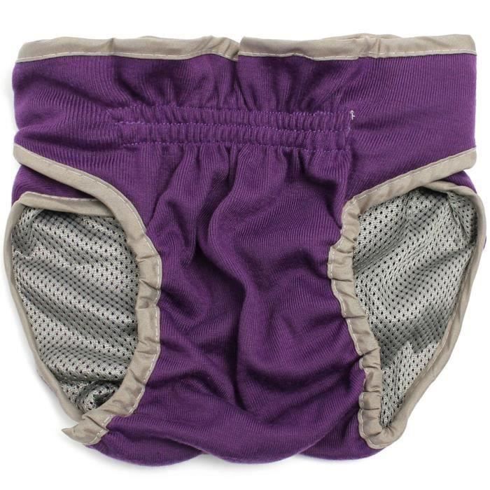 TEMPSA Culotte Hygienique Protection Menstruelle Pr Femelle Chien Taille Poitrine 60-80cm VIOLET