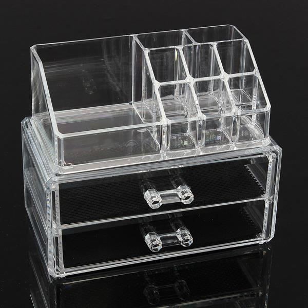 Maquillage De Stockage Acrylique Boîte Organisateur Cosmétique Vitrine Transparent Aw00022