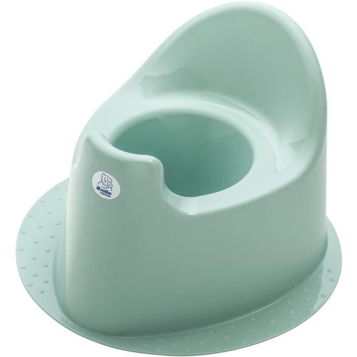 Rotho Babydesign TOP Petit Pot agrave Base Stable, Agrave partir de 18 mois, TOP, Swedish Green (Vert Menthe), 200030266