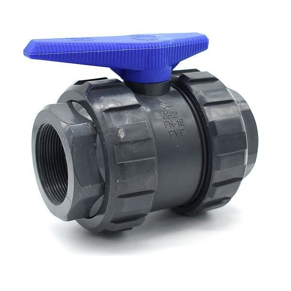 Coude 90/° mixte /à visser et /à coller femelle//male en PVC Ezfitt 63mm x 2