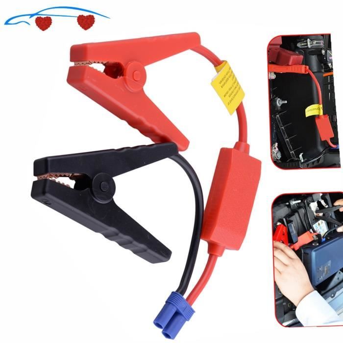 Câble Booster EC5 pour voiture, pince crocodile, connecteur à Clip, batterie, démarreur de saut, prise, 2020
