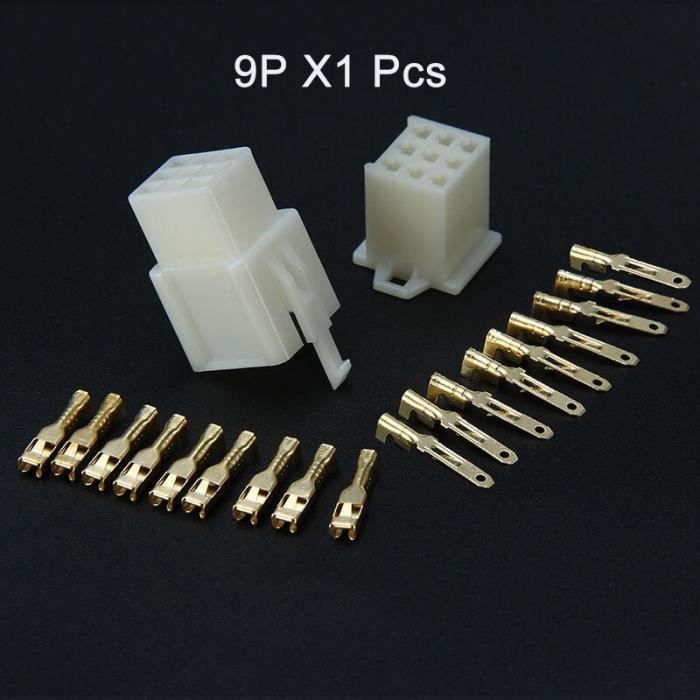 Câble de démarrage,Insert scellé pour voiture, pour moto, connecteur étanche, connecteur de fil électrique, - Type 1 PCS #H