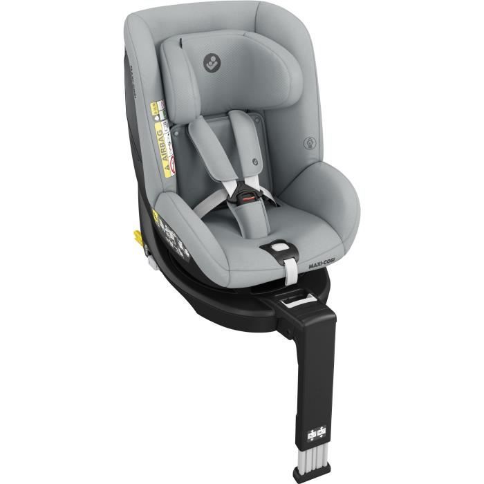 Siège auto MAXI COSI Mica Eco i-Size, Groupe 0+/1, pivotant 360°, Isofix, Tissus recyclés, Authentic Grey