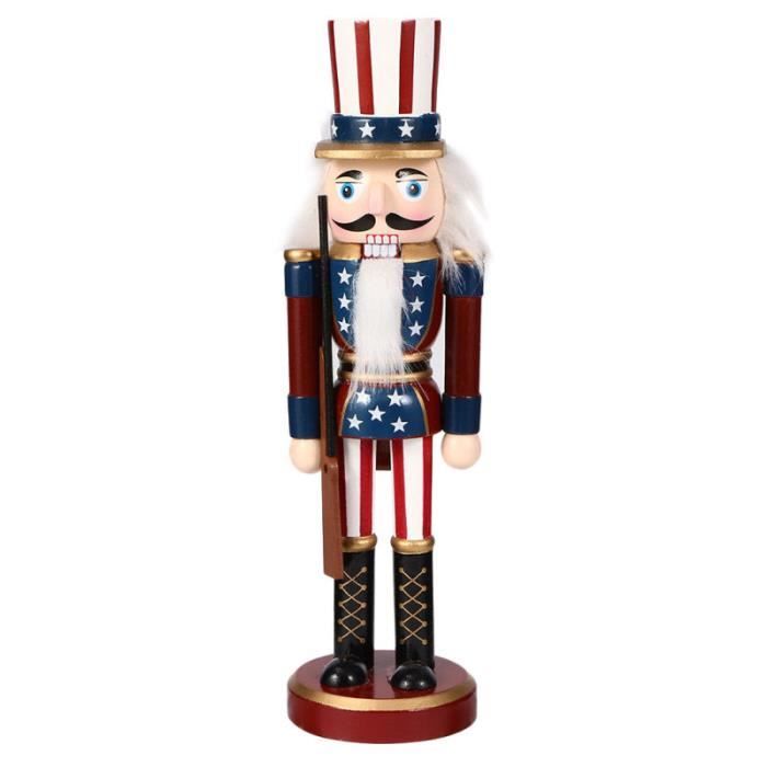 1pc Noël Casse-Noisette Noisette Noix de chiche Noyer Soldat pour figurine miniature - personnage miniature monde miniature