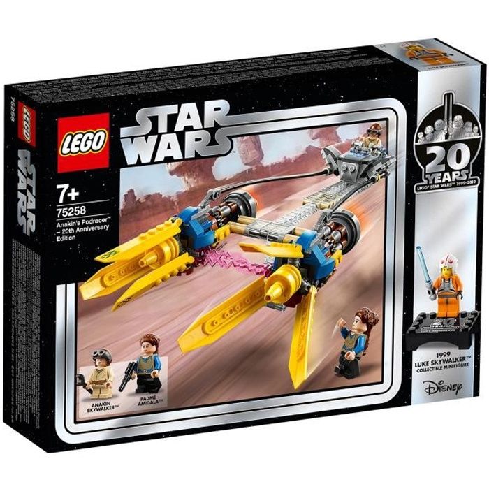 LEGO Star Wars™ 75258 Le Podracer™ d’Anakin – Édition 20ème anniversaire - Jeu de Construction