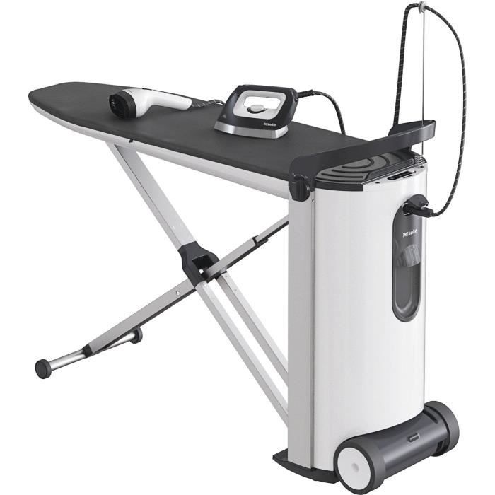 MIELE FashionMaster B 3847 Repasseuse - 2200 W - Vapeur constante : 100g/min - 4 bar - Table réglable de 83 à 102 cm