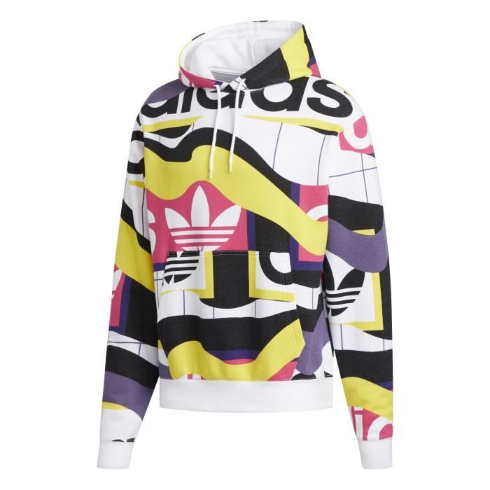 Sweat à capuche adidas Originals Catalog Print