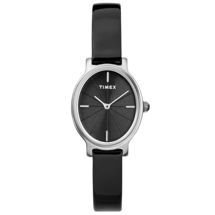 TIMEX-Montre Analogique pour Femmes à movement Quartz en Cuir - TW2R94500