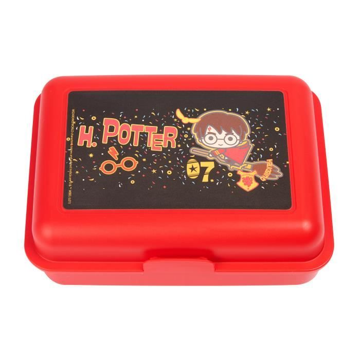 La boîte à lunch Harry Potter Fiambrera, avec séparateur réglable, appareil toaster à croque-monsieur pour enfants.