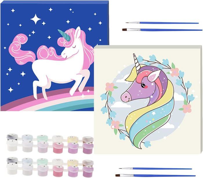 Kit Mini Peinture Par Numéros 'Can We Get More Tinsel' - Marque Paint Anywhere