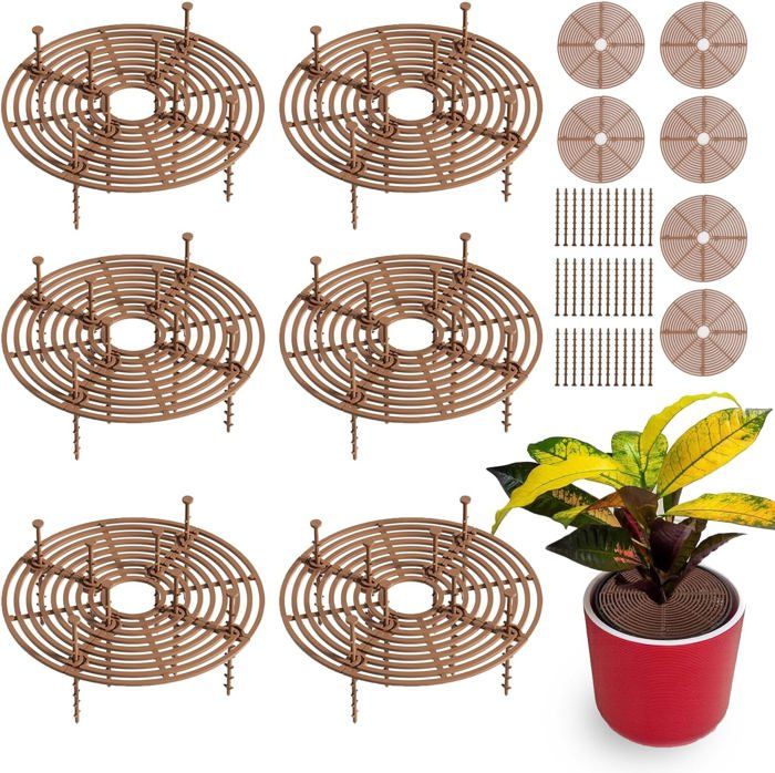 Grille De Protection Pour Pots De Plantes,housses De Fleurs Découpables,protection Pour Pots De