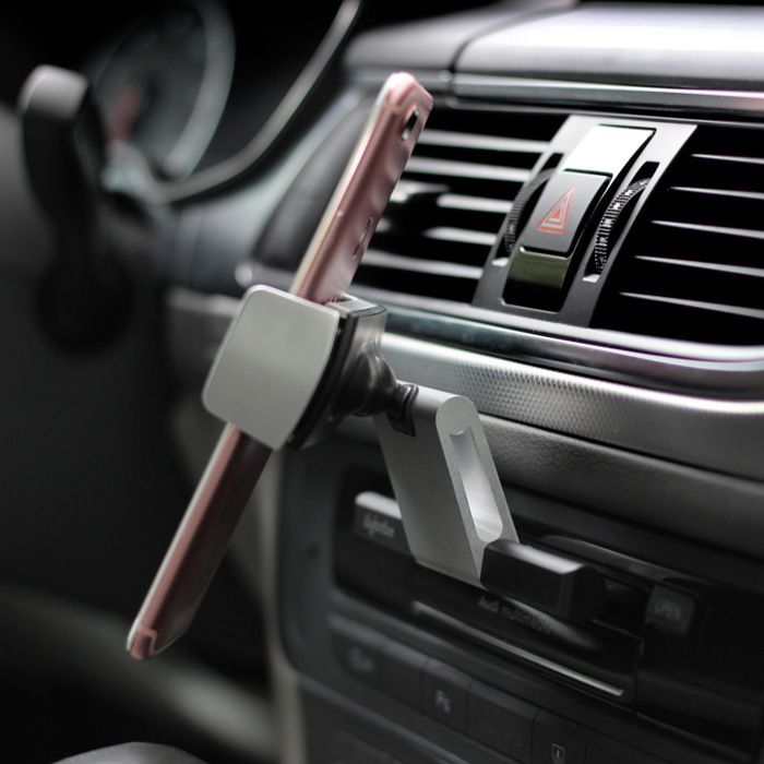 Support de téléphone portable avec fente pour CD de voiture support GPS universel anti-rayures