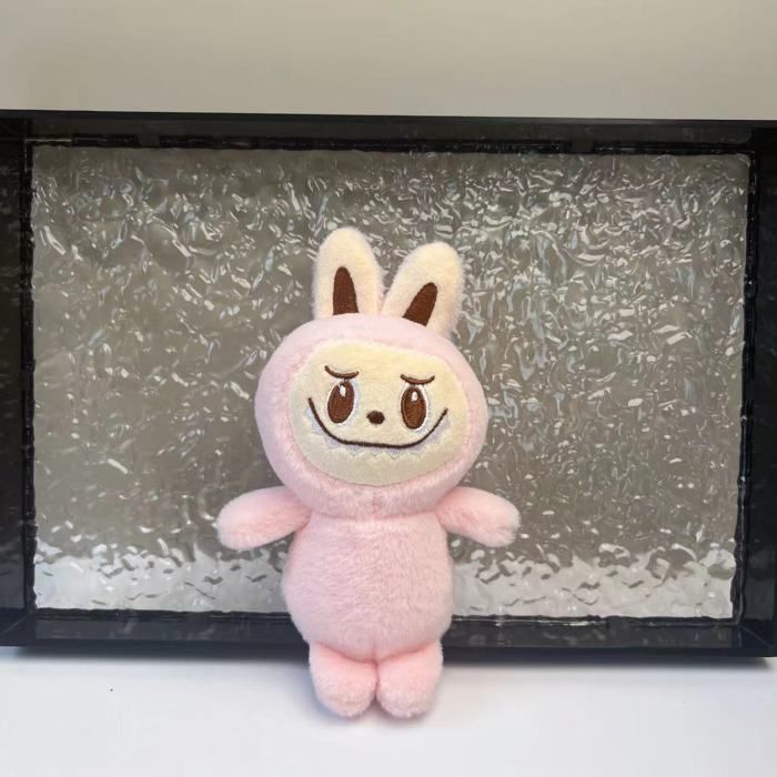 Porte-clés Labubu Kawaii En Peluche - Monstre Mignon Jaune | Décoration Sac Ou Clés | Cadeau Adorable