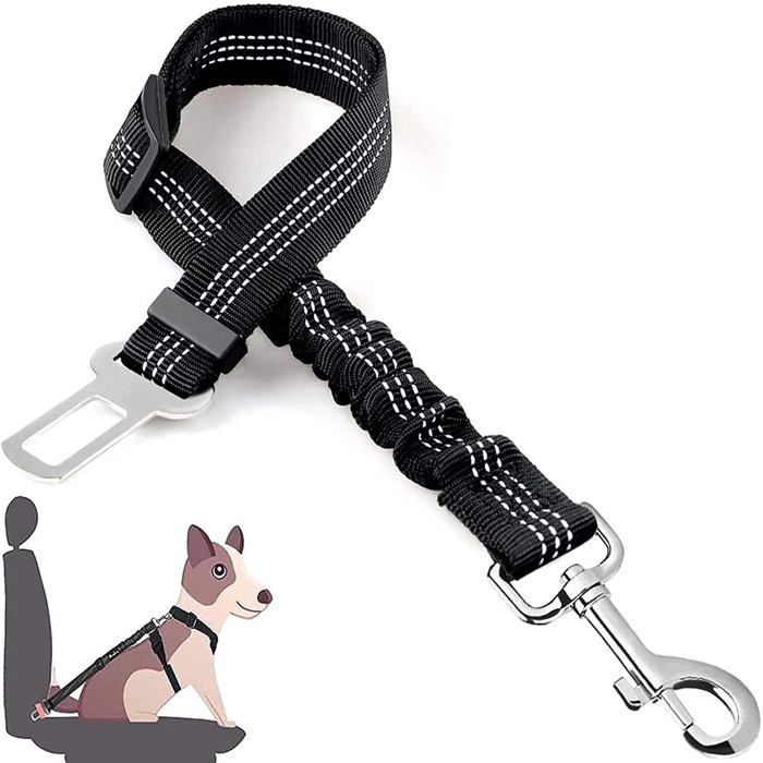Comparer les prix de Ceinture Chien VoitureHarnais UniverselCeinture De Sécurité Indéchirable Durable Réglable Pour Tous Les Chiens Et ChatsNylon No