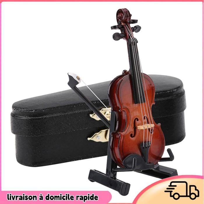 Glow Violon Modèle de violon miniature Modèle d'instrument acrylique