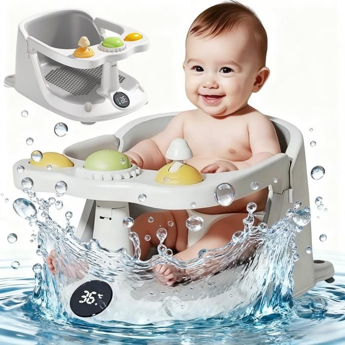 BEBECONFORT Anneau De Bain Pivotant, Siège De Bain, De 6 Mois à 12 Ans