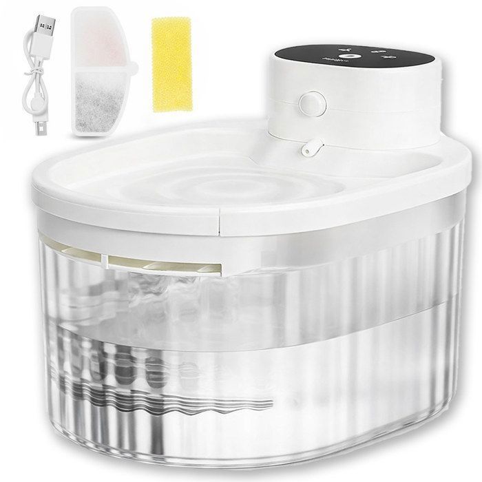 Meilleurs prix pour Fontaine a Eau Chat Sans FilFontaine à Eau Pour Chat Avec Capteur de MouvementBatterie 5200mAh RechargeableSans BPA3L