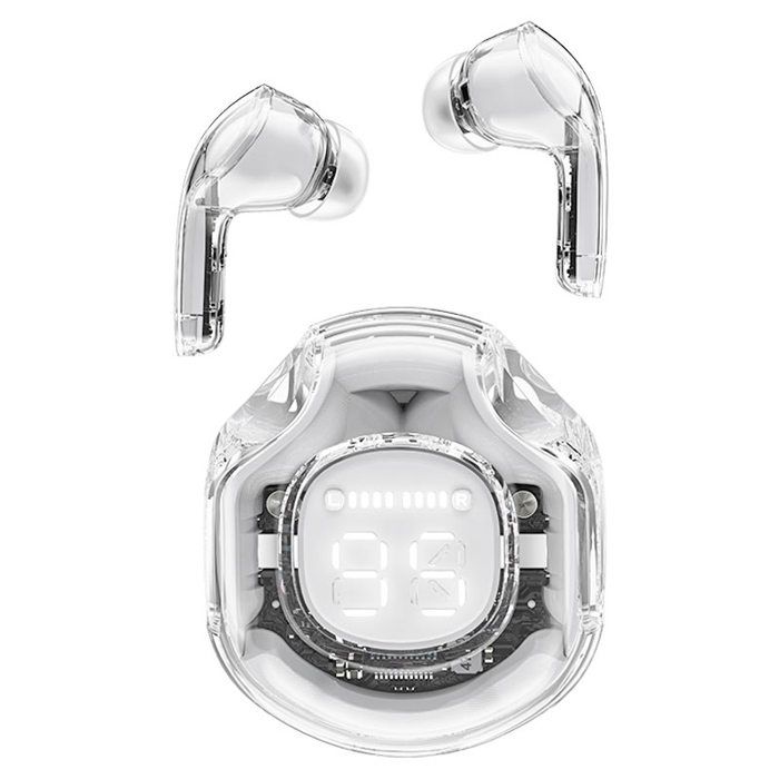 Écouteurs sans fil Bluetooth TWS T8 avec étui blanc