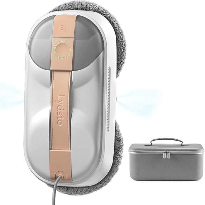 Lydsto WL09 Robot Nettoyeur de Vitres Robot Laveur Vitre avec Double Pulvérisation Ultrasonore 6000Pa