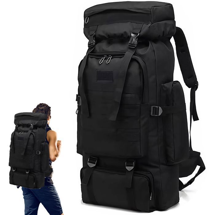 Sac à Dos Randonnée - XINXU - 80L - Étanche - Sangles Réglables - Tissu Oxford Femeo