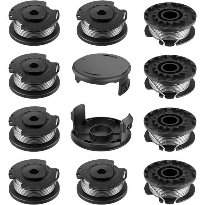Lot De 8 Bobines De Fil Pour Débroussailleuse Bosch EasyGrassCut - Fil 1.6 Mm, Longueur 4.95 M Par Bobine - 3
