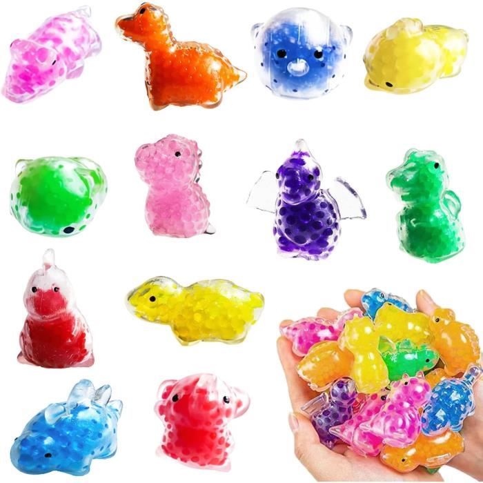 12Pièces Mochi Squishy Ball Remplies de Perles d'eau,Mini Balles