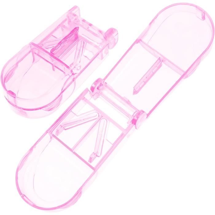 Coupe-comprimé Et Pilulier De Voyage - 1 Pièce Rouge En PP - Imperméable Et Portable - Idéal Pour Médicaments
