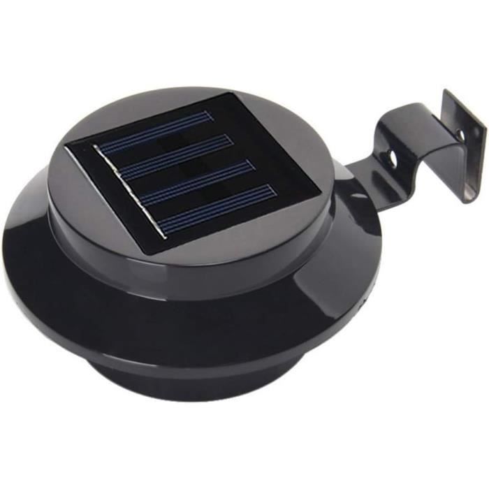 Lampe Solaire De Pont étanche IP68 - 12 LED, Batterie 600 MAh, Pour Allées, Jardins, Quais