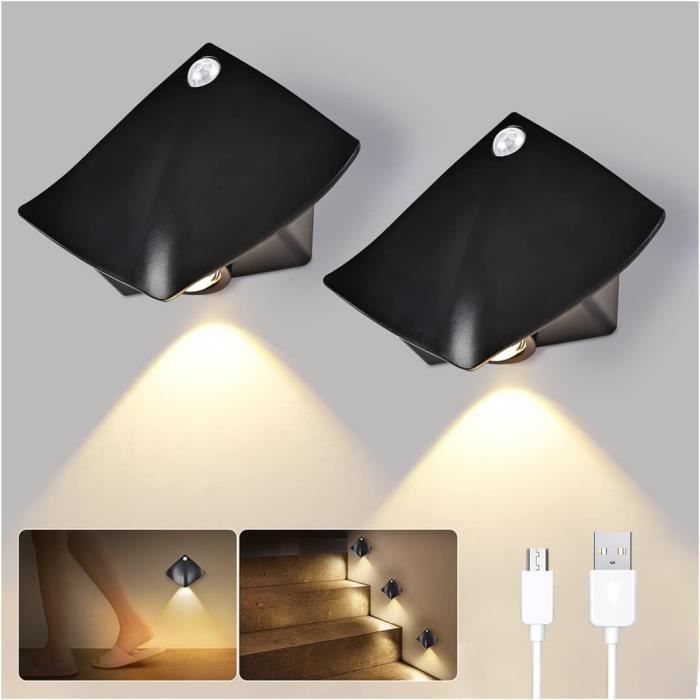 Applique Murale Sans Fil Avec Détecteur De Mouvement, Lampe Murale