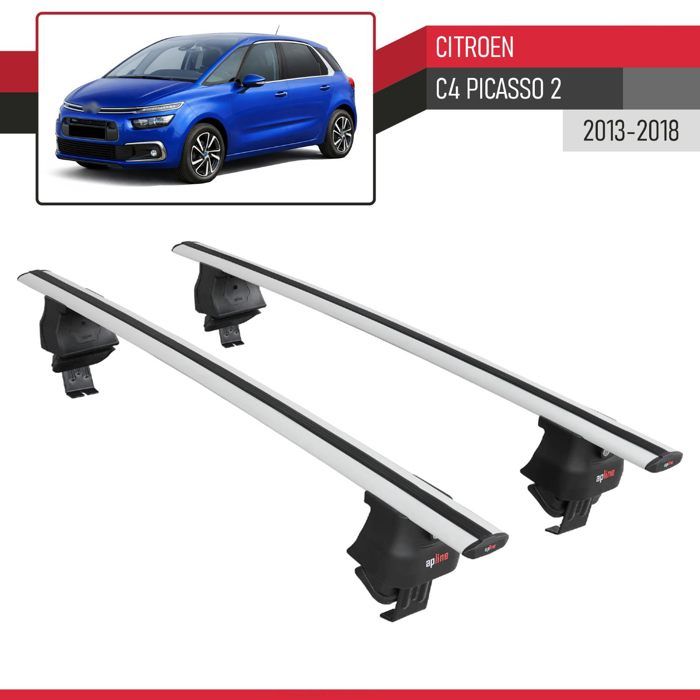 Barres de Toit Transversales Menabo - Compatible avec Toyota Yaris 2011-2020 - Galerie de Toit - Porte-Bagages Porte-vélos de Toit - Pièce de Toit en Acier 2X - Capacité de Charge 50 kg Barres de Toit Transversales Menabo - Compatible avec Toyota Yaris 2011-2020 - Galerie de Toit - Porte-Bagages Porte-vélos de Toit - Pièce de Toit en Acier 2X - Capacité de Charge 50 kg