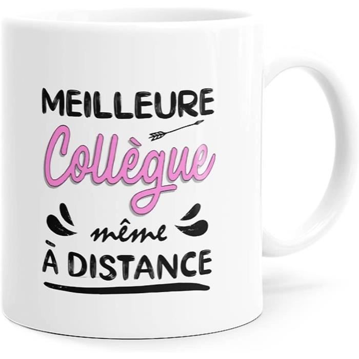 Mug Humour Meilleure Collègue Tasse Message Drôle Amitié. Idée Cadeau Original Pour Départ En