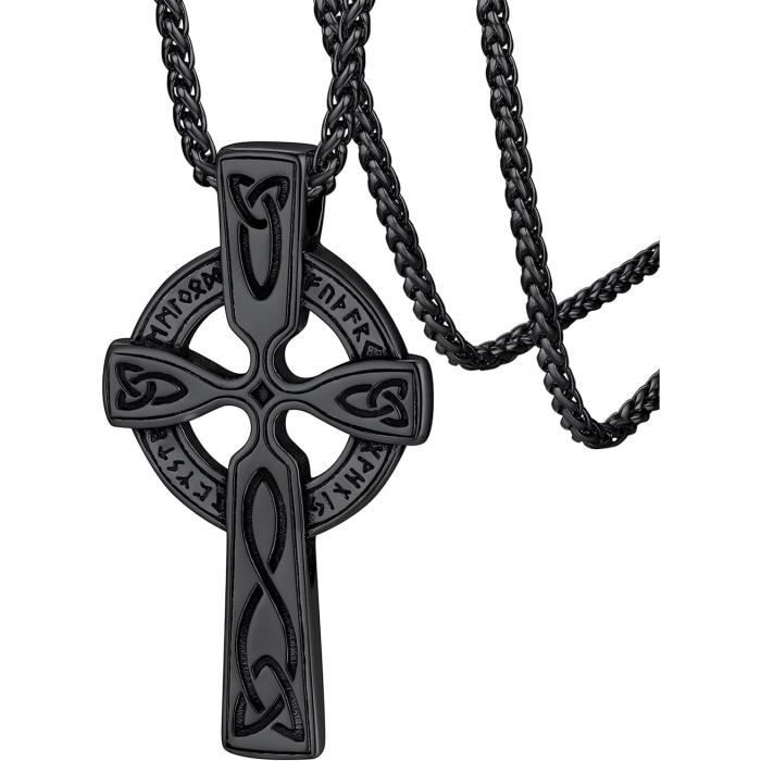 Bijoux Homme - Collier Viking En Acier Inoxydable, Pour Homme