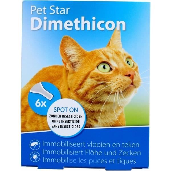 Pipettes Anti Tiques Et Anti Puces Pour Chats Pipettes X 6 Au Dimethicone Cdiscount