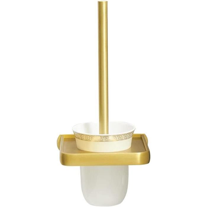 Brosse Wc Avec Récipient - Montage Mural Sans Perçage Mural Brosse Wc