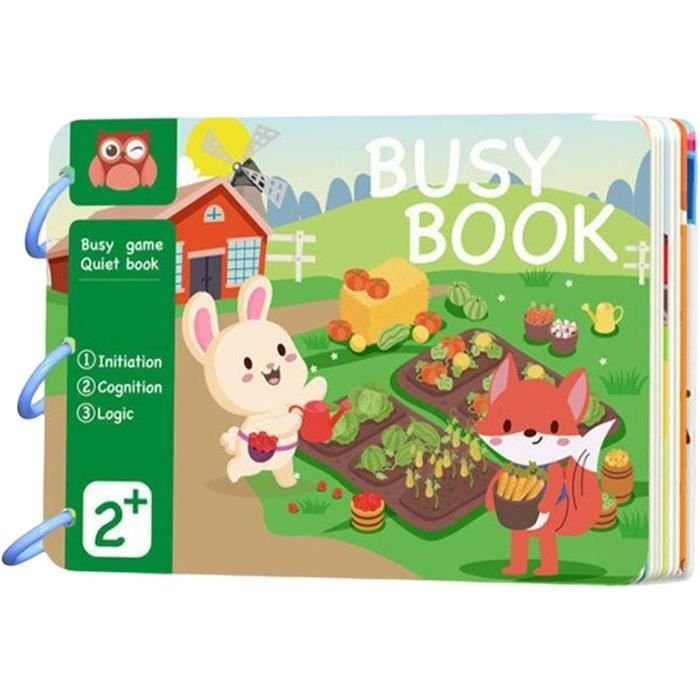 Tableau occupé pour tout-petits, jouets Montessori préscolaires pour développer les compétences