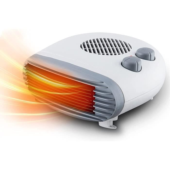 Chauffage Soufflant Céramique 1800W - 3 Modes, Oscillation 60°, Minuterie 12h - Économique Et Sûr