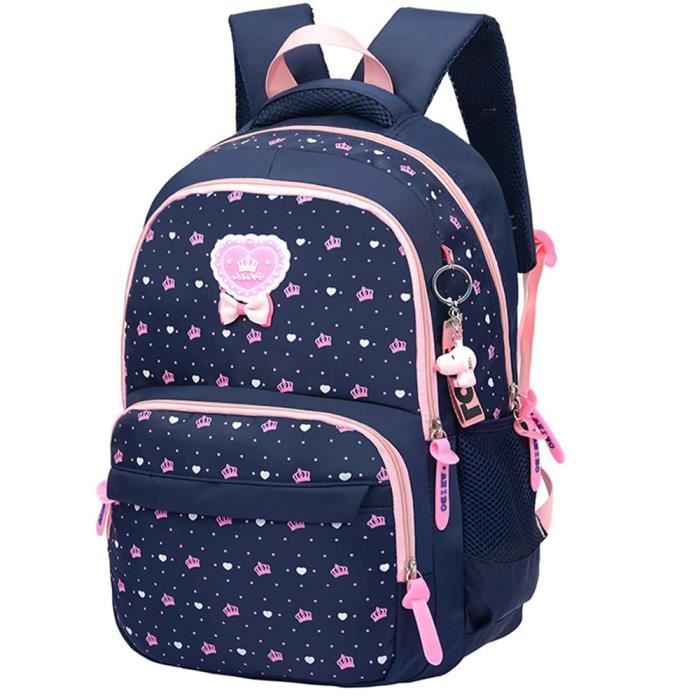 Generic Ensemble sac à dos scolaire filles - 5PCs : sac à dos