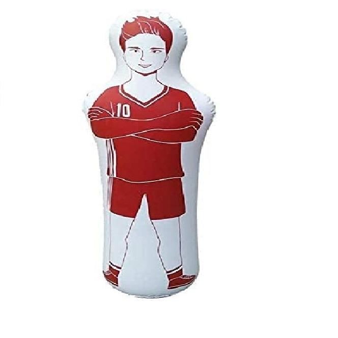 Mannequin D'Entraînement Gonflable - 40x160cm | PVC Résistant | Pour Football, Boxe | Remplissage Eau
