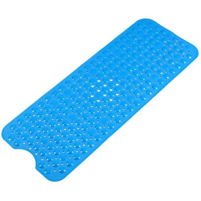 Tapis De Bain Antidérapant Navaris Pour Enfant - PVC 100x40cm - Motif Océan, Anti-Moisissure