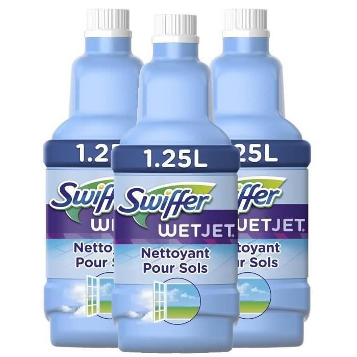 Lot De 3] Swiffer Wetjet Liquide Nettoyant 1.25L - Cdiscount Au Quotidien