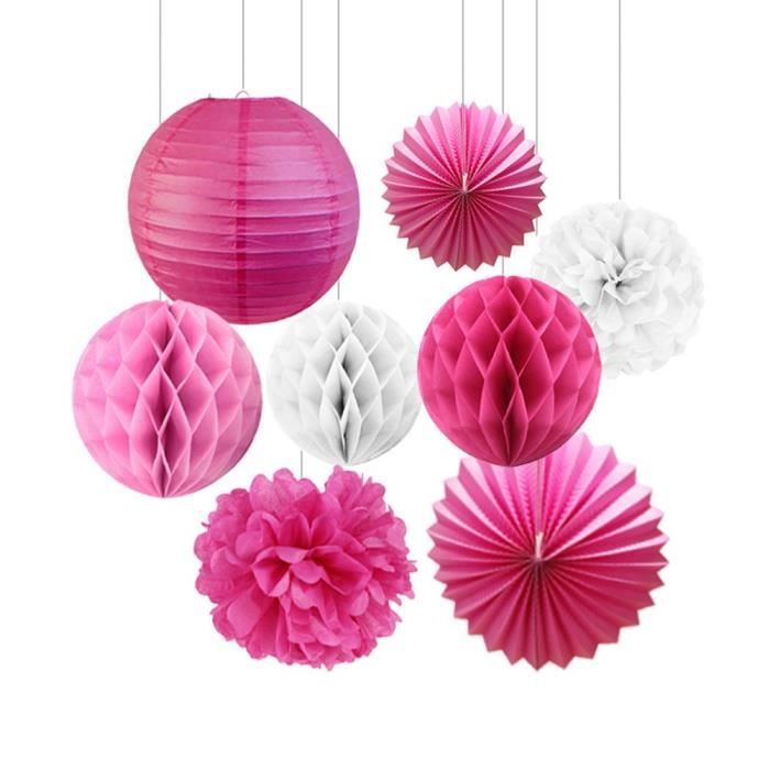 8pcs Deco Mariage Fushia Et Blanc Lanterne Papier Pompon Fleur Boule Alveole Pour Fete Anniversaire Saint Valentin Chambre Fille Cdiscount Maison 8pcs Deco Mariage Fushia Et Blanc Lanterne Papier Pompon Fleur Boule Alveole Pour Fete Anniversaire Saint Valentin Chambre Fille Cdiscount Maison