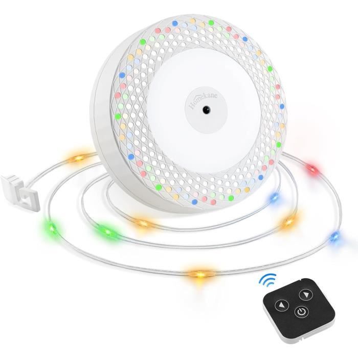 SOQKEEN Guirlande Sapin De Noël 10m, Guirlande Artificiel Vert Et Blanc